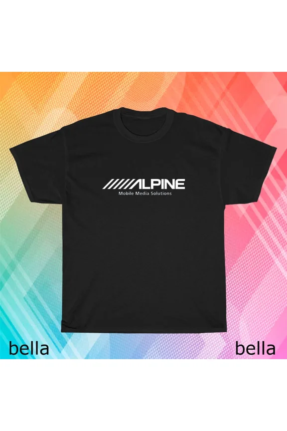 New Alpine Car Audio System Logo T-Shirt Funny Size S to 5XL