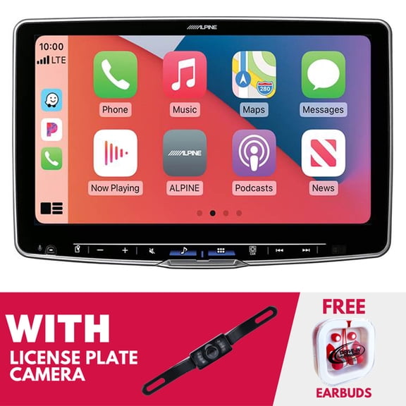 New Alpine Halo11 ILX-F511 11" Digital Multimedia with License Plate Camera