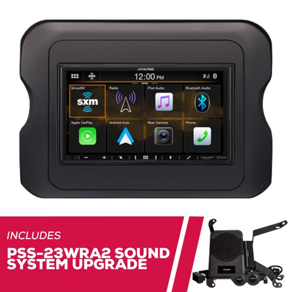 New Alpine I407-WRA-JL 7" Multimedia Receiver w/ PSS-23WRA2 Sound System Upgrade