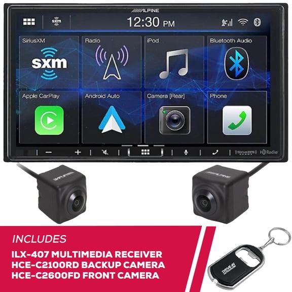 New Alpine ILX-407 7" Digital Multimedia & HCE-C2100RD & HCE-C2600FD Camera