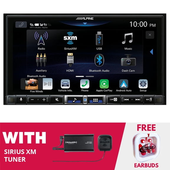 New Alpine ILX-507 7" Multimedia w/ CarPlay/Android Auto & SiriusXM Tuner