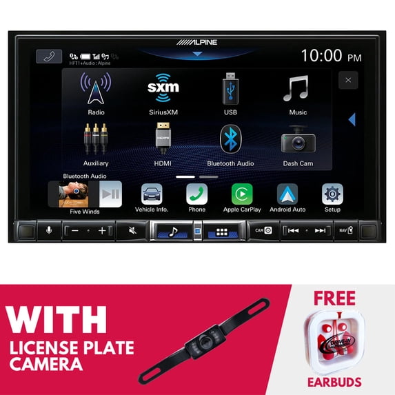 New Alpine ILX-507 7" Multimedia with Bluetooth and License Plate Camera