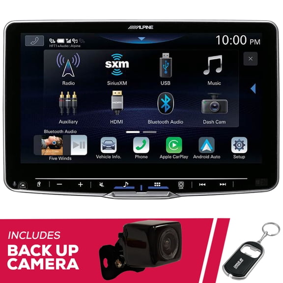 New Alpine ILX-F509 9" Multimedia (Does Not Play CDs) with Backup Camera