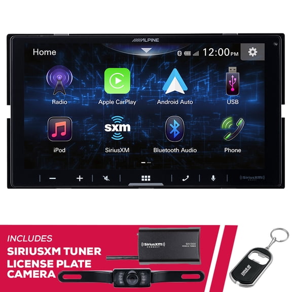 New Alpine ILX-W770 6.75" Multimedia w/ SiriusXM Tuner & License Plate Camera