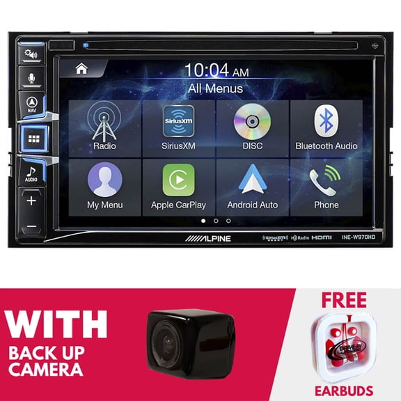 New Alpine INE-W970HD 6.5 Inch Navigation with Bluetooth and Backup Camera