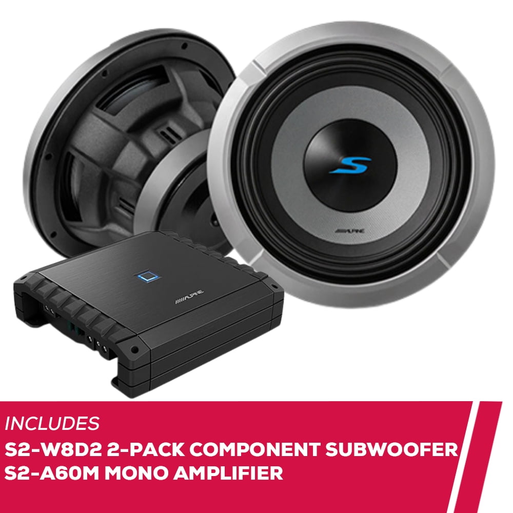 New Alpine S-Series 2-Pack S2-W8D2 8