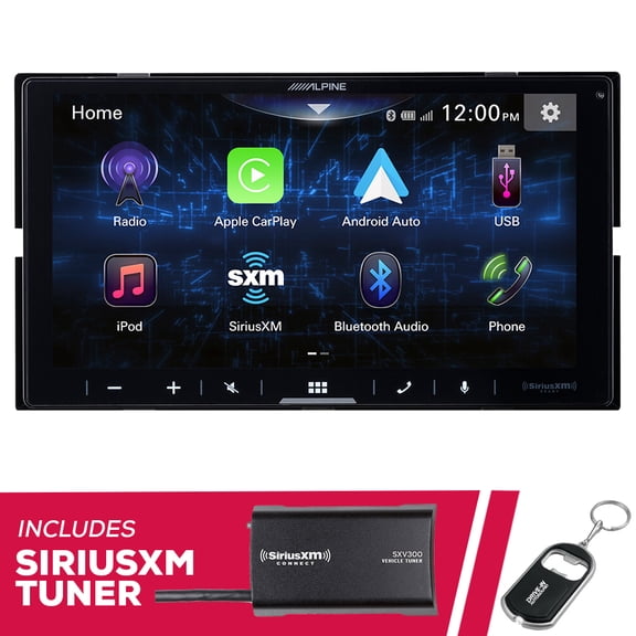 New Alpine iLX-W670 7 Shallow-Chassis Digital Multimedia w/ SiriusXM Tuner