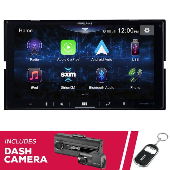 New Alpine iLX-W670 7" Shallow-Chassis Multimedia w/ DVR-C310R Dash Camera