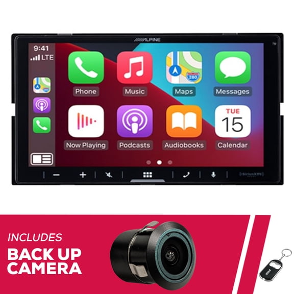 New Alpine iLX-W670-M 6.75" 2-DIN Multimedia Receiver with Back-Up Bullet Camera