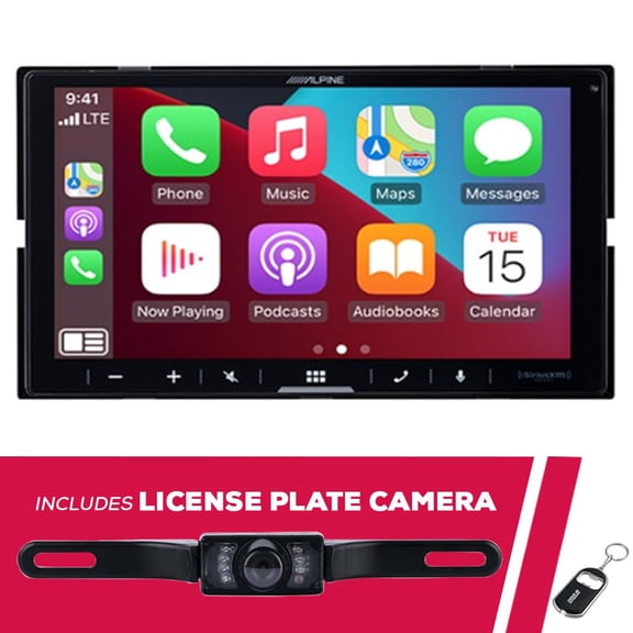 New Alpine iLX-W670-M 6.75" 2-DIN Multimedia Receiver with License Plate Camera