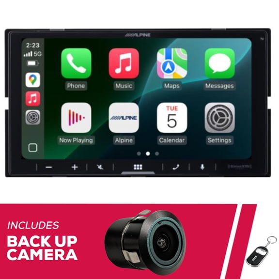 New Alpine iLX-W770-M 6.75" 2-DIN Multimedia Receiver with Back-Up Bullet Camera