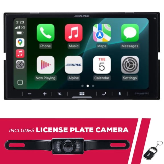 New Alpine iLX-W770-M 6.75" 2-DIN Multimedia Receiver with License Plate Camera
