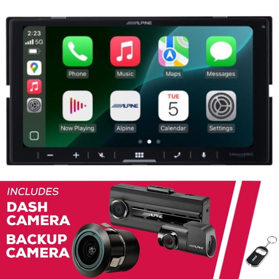 New Alpine iLX-W770-M 6.75" Receiver w/ BackUp Bullet Camera & DVR-C310R Dash Camera