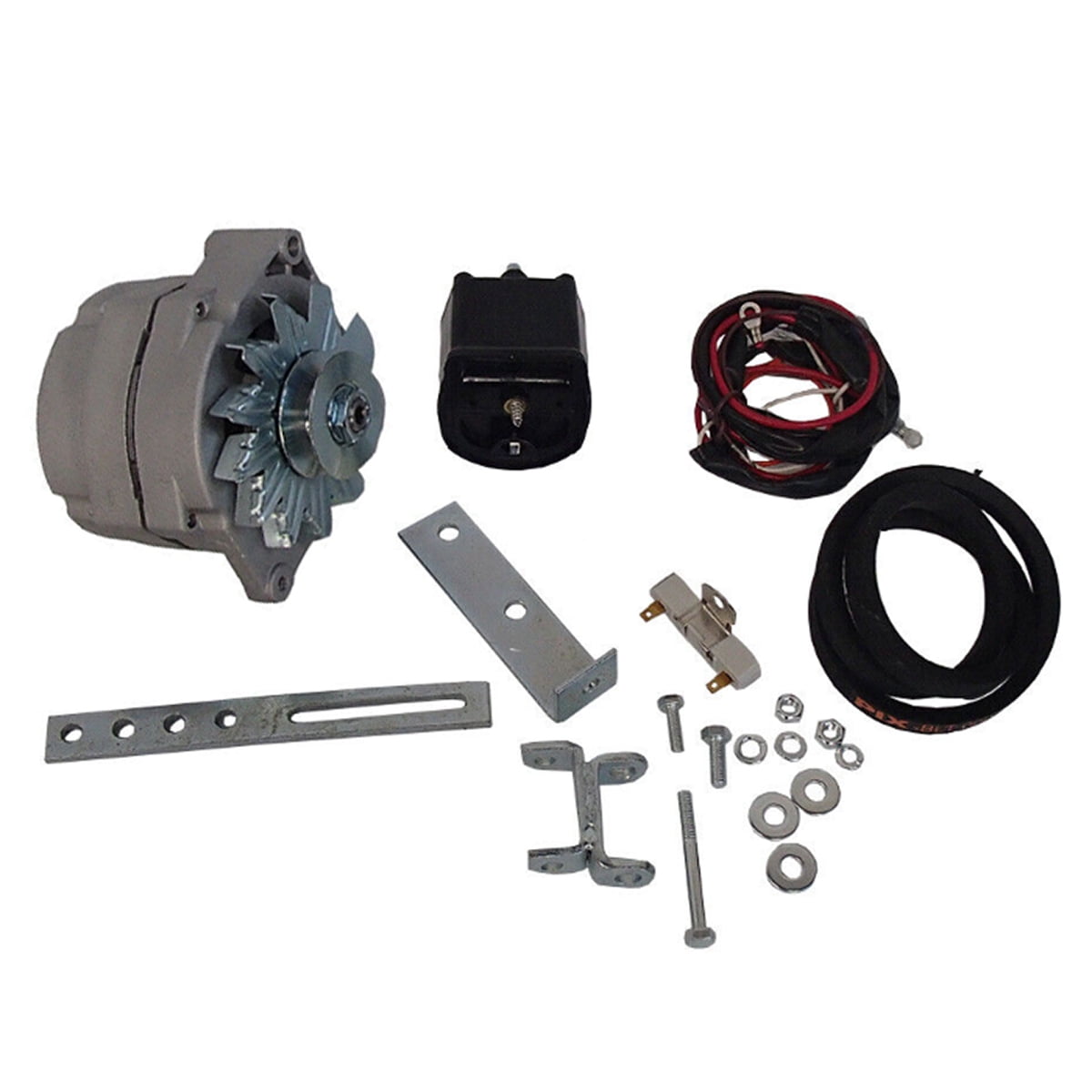 New Alternator Generator Conversion Kit 12V 63 AMP Delco 10 SI