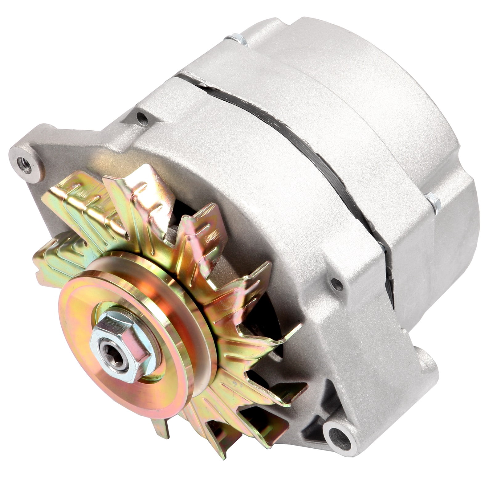 New Alternator Self-exciting Alternator Replacement with for Chevy High Output 12V 105Amp 10SI SBC BBC GM Replace #ADR0335 7127-SE105 400-12340 ADR0151 20-102-7