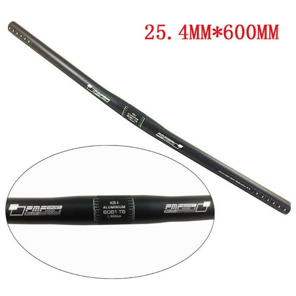 New Aluminium Handlebar Mountain Bike Bicycle 600Mm Riser 25.4Mm Bar Straight Handle Fangkenuo