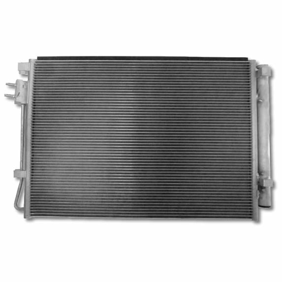 New Aluminum Core A/C Condenser Compatible With Hyundai Kia Accent SE 4 Cyl 1.6L Accent LE 4 Cyl 1.6L Rio S 4 Cyl 1.6L 2018-2021 By CN30109PFC NC30109A 10936 41032 2433571 230109