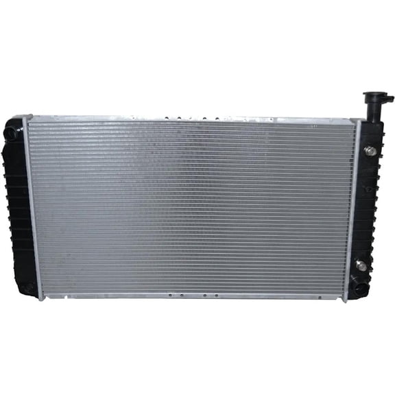 New Aluminum Core Radiator Compatible With Chevrolet GMC Express 3500 Base 8 Cyl 5.7L Express 3500 LS 8 Cyl 5.7L Savana 3500 SLE 6 Cyl 4.3L 1996-2002 By RA1013 CU2044 1489 2044