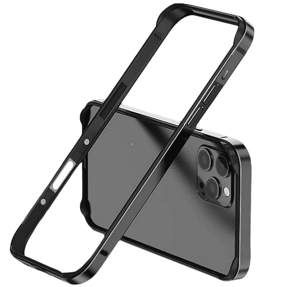 New Aluminum Frame Metal Bumper Frame Slim Hard Case Cover for iPhone16 plus, Metal Frame Armor with Soft Inner Bumper, Raised Edge Protection