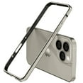 thumbnail image 1 of New Aluminum Frame Metal Bumper Frame Slim Hard Case Cover for iphone 16, Metal Frame Armor with Soft Inner Bumper, Raised Edge Protection, 1 of 7