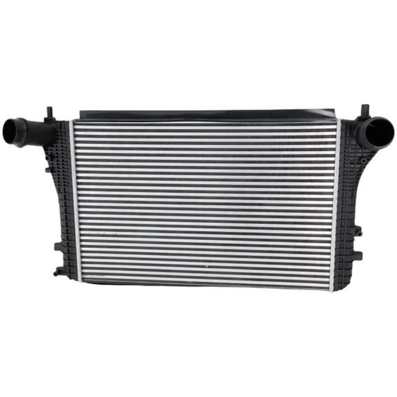 New Aluminum Intercooler Compatible With Audi Volkswagen Jetta TDI Comfortline 4 Cyl 2.0L Jetta TDI 4 Cyl 2.0L Beetle Comfortline TDI 4 Cyl 2.0L 2009-2015 By VW3012105 1K0145803AE