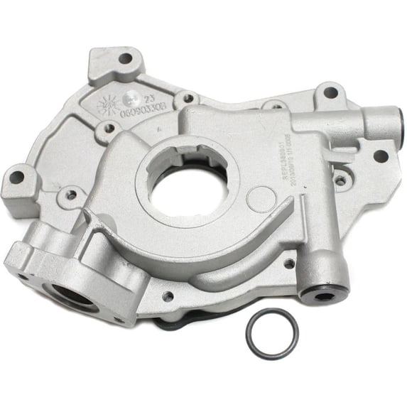 New Aluminum Oil Pump Compatible With Ford Crown Victoria Police Interceptor 8 Cyl 4.6L E-250 Base 8 Cyl 5.4L F-350 Super Duty XL 10 Cyl 6.8L 1997-2016 By REPL380301