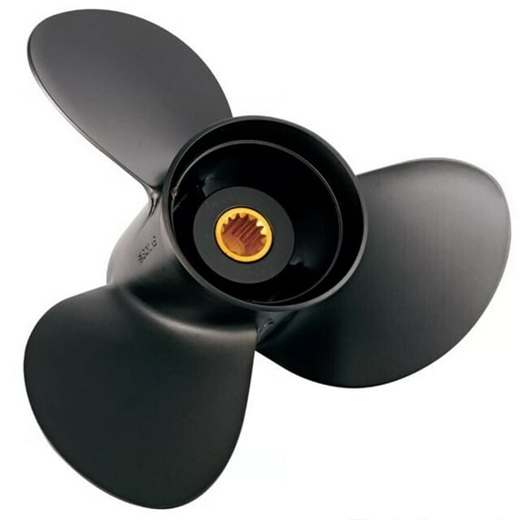 OEM Grade Aluminum Propeller Compatible with 1991-2021 Honda BF35 BF40 BF45 BF50 BF50A BF60 13 Spline 11.4x16 3-Blade Right Hand Replaces 59130-ZV5-016AH