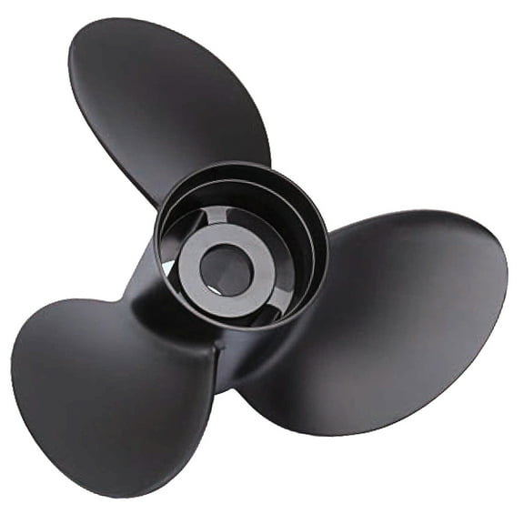 Nissan Tohatsu Propeller Compatible with 1970-2021 40-140HP 15 13 Spline 4-1/4 Gearcase 14 x 9 Aluminum 3-Blade Right Hand 9999RUBA309M Honda BFP60 Honda BF115 Suzuki DF60 4-Stroke