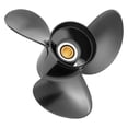 thumbnail image 1 of New Aluminum Propeller Compatible With Honda Bf9.9 8 Spline 9.9 8-20 Hp For Years 1988-2021 By Part Number 3111-093-09 Diameter 9.25 Pitch 9 Blades 3 Spline Tooth 8 Right Hand Rotation, 1 of 3