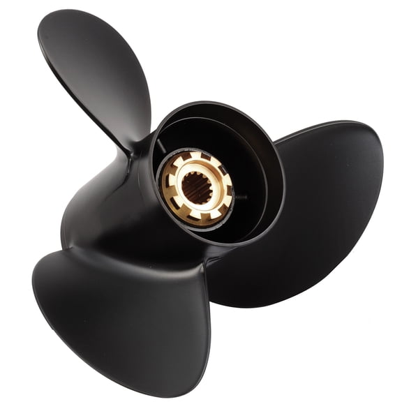 New Aluminum Propeller Compatible With Mariner 4 Stroke 15 Spline 100 2007-2014 By 1411-130-21 31044 31144 58130-Zw1-W41Za Pm-321-C Pm321C Diameter 13 Pitch 21 Blades 3 Spline Tooth 15 Amita 3