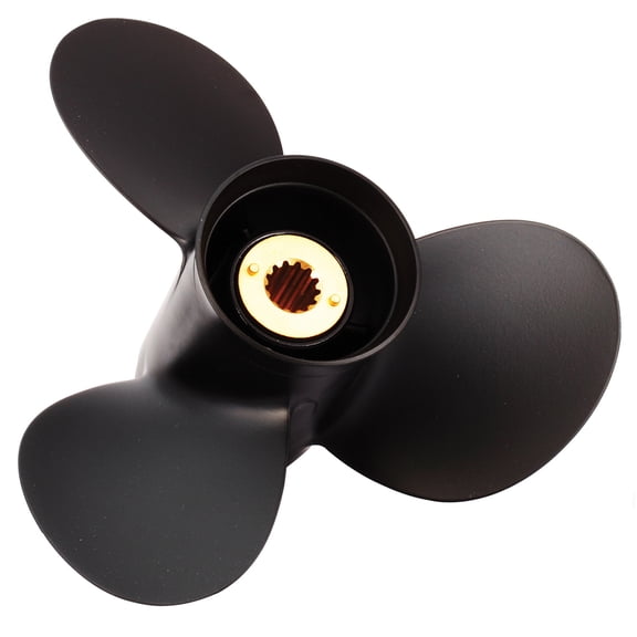 New Aluminum Propeller Compatible With Mercury Sea Pro 13 Spline 40 25-75 Hp For Years 1977-1996 By Part Number 1311-118-11 48-61814A1 Diameter 11.8 Pitch 11 Spline 13 Blades 3 Right Hand Rotation