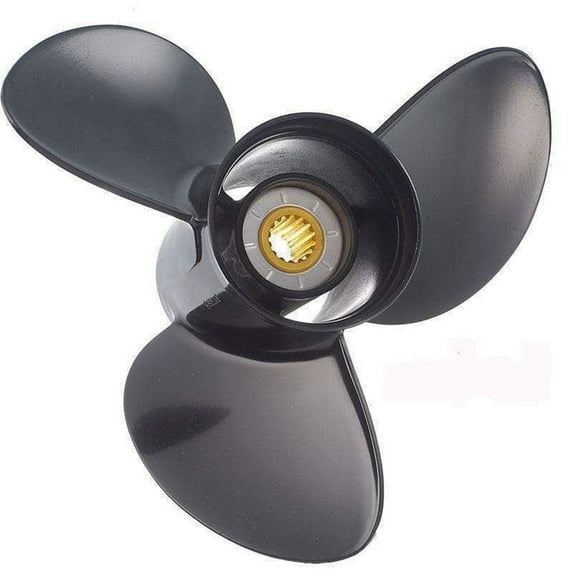 New Aluminum Propeller Compatible With Nissan/Tohatsu Mfs9.9 14 Spline 9.9 For Years 2000-2003 By 5111-093-07 Diameter 9.25 Pitch 7 Blades 3 Spline Tooth 14 Right Hand Rotation