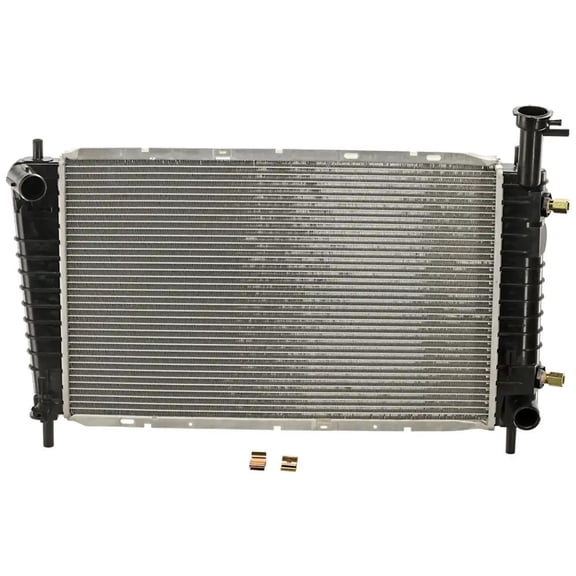 New Aluminum Radiator Compatible With Ford Lincoln Mercury Taurus SHO 6 Cyl 3.0L Sable LTS 6 Cyl 3.0L Taurus SE 6 Cyl 3.0L Taurus SE 6 Cyl 3.8L 1988-1995 By FO3010120 E7DC8005C