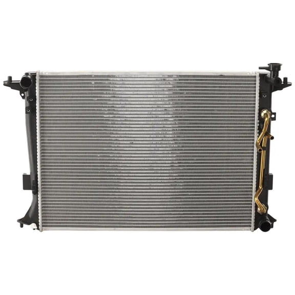 New Aluminum Radiator Compatible With Hyundai Genesis Coupe 2.0T Premium 4 Cyl 2.0L Genesis Coupe 2.0T R-Spec 4 Cyl 2.0L 2013-2014 By HY3010189 253102M500