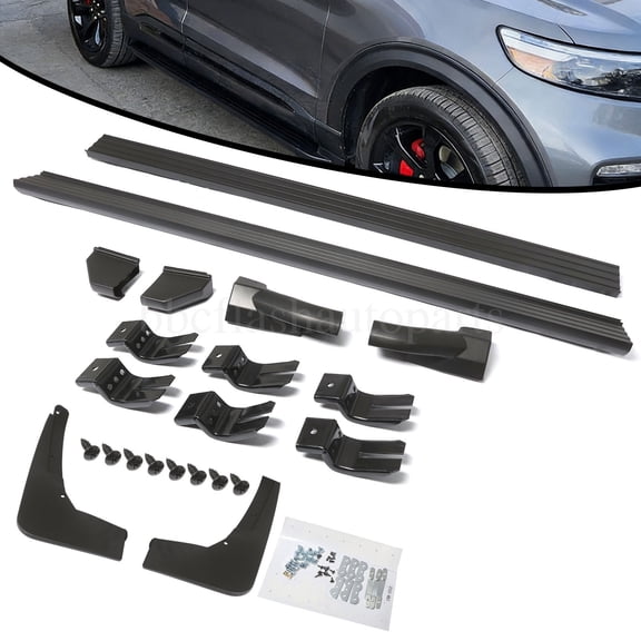 New Aluminum Side Step Running Board Nerf Bar Fit For Ford Explorer 2020-2026