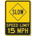 thumbnail image 1 of New Aluminum Sign Slow Down - Speed Limit 7 Mph, Heavy-Duty Road Sign|Indoor and Outdoor Wall Decoration Garage Street Yard Metal Tin Sign, 1 of 1