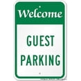thumbnail image 1 of New Aluminum Sign Welcome, Guest Parking Sign Road Sign|Indoor And Outdoor Wall Decoration Garage Street Yard Metal Tin Sign, 1 of 1