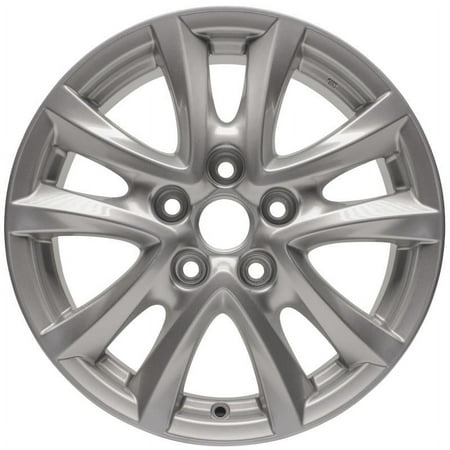 New Aluminum Wheel Rim 16 Inch Fits 2014-2016 Mazda 3 16x6.5 5 on 114.3 - 4.5 Inches 10 Spoke