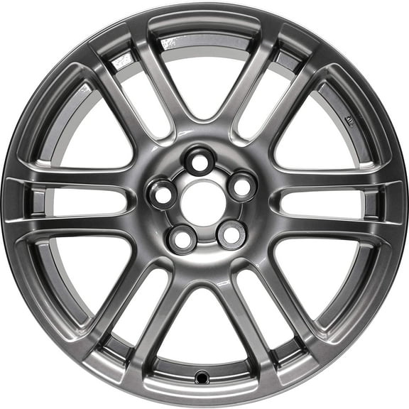 New Aluminum Wheel Rim 17 Inch Fits 2005-2010 Toyota Scion 17X7 5 on 100mm - 4 Inches 12 Spoke