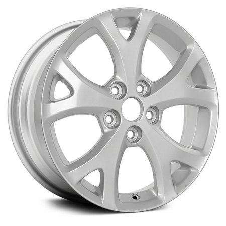 New Aluminum Wheel Rim 17 Inch Fits 2007 - 2009 Mazda 3 17x6.5 5 on 114.3 - 4.5 Inches 5 Spoke