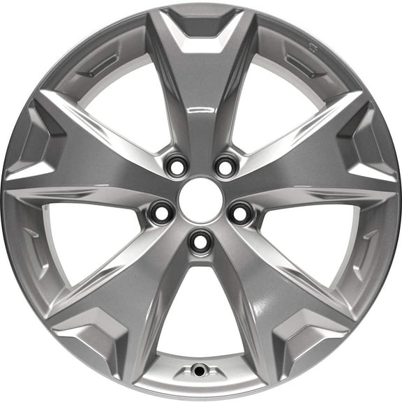 New Aluminum Wheel Rim 17 Inch Fits 2014-2016 Subaru Forester 5 Lug 5-100mm 5 Spokes