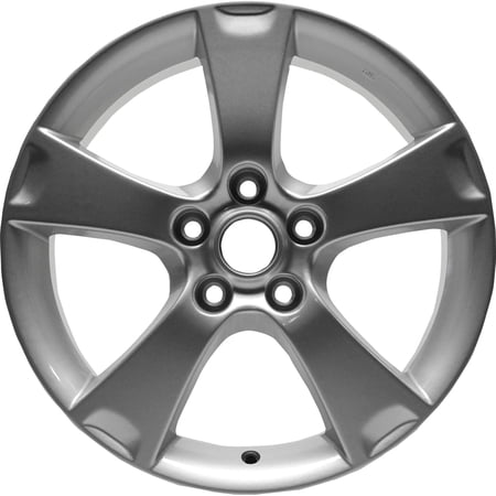 New Aluminum Wheel Rim 17 inch Fits 2004-2006 Mazda 3 17x6.5 5 on 114.3 - 4.5 inches 5 Spoke