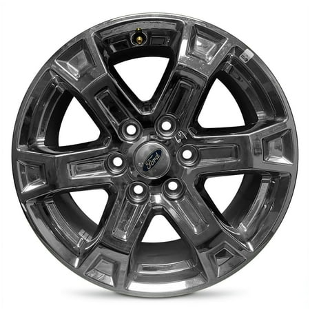 New Aluminum Wheel Rim for 2021 ford F150 18 in 6 Lug Black Fits R18 Tire Direct Fit