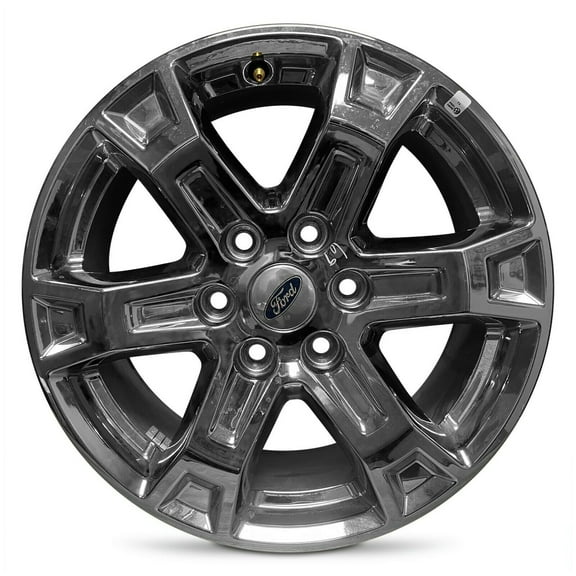 New Aluminum Wheel Rim for 2021 ford F150 18 in 6 Lug Black Fits R18 Tire Direct Fit