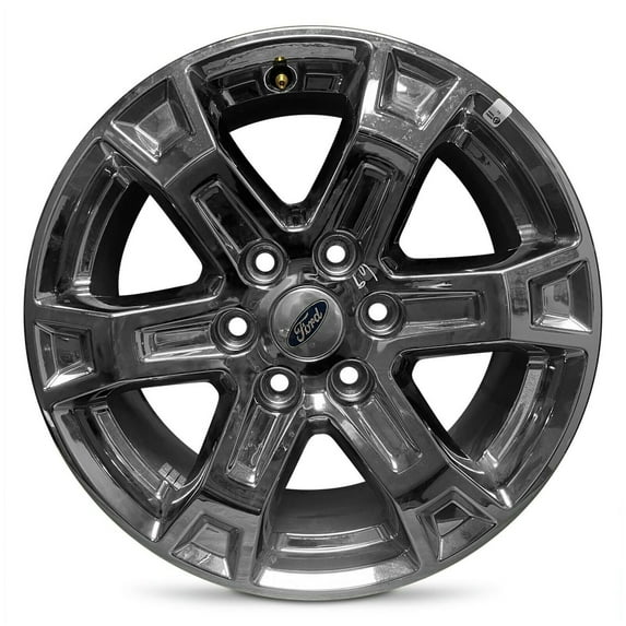 New Aluminum Wheel Rim for 2021 ford F150 18 in 6 Lug Black Fits R18 Tire Direct Fit