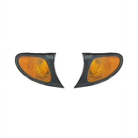 New Amber Turn Signal Light Pair Fits BMW 320I 2002-2005 63137165860 Bm2520109