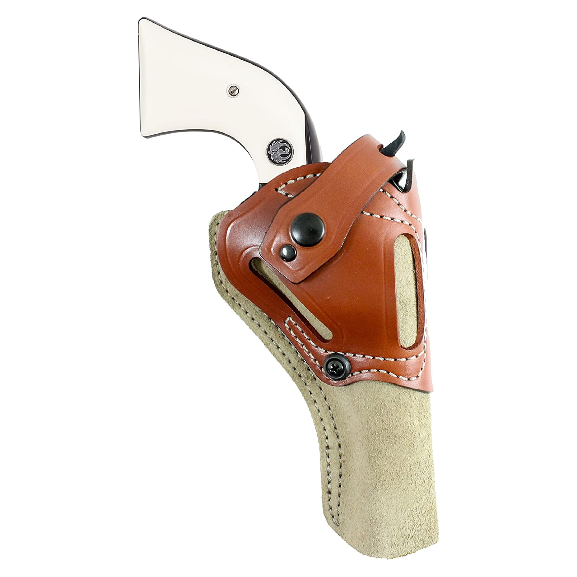 New Ambidextrous Leather Wild Hog Holster, 7"