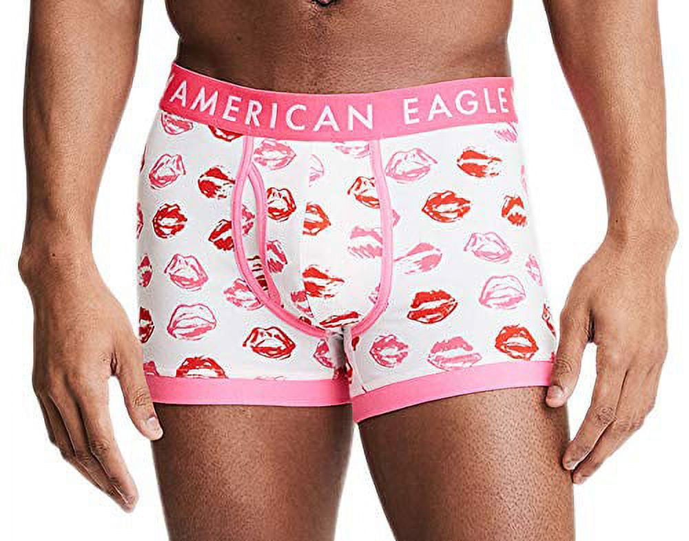 New American Eagle Men's Sunset 3 Flex Boxer Brief, Pink Multi