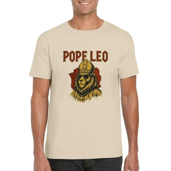 New American Pope Leo XIV Patriotic Religious Tribute T-Shirt, for men & women, up to size 5XL