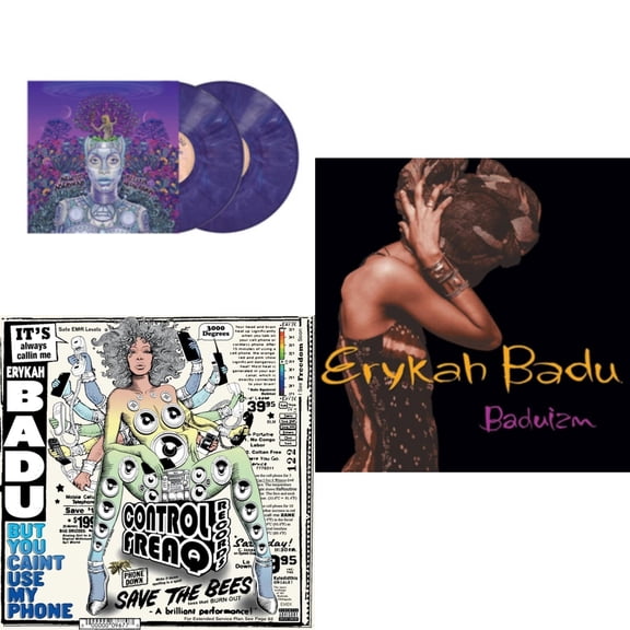 New Amerykah Part Two (Return Of The Ankh) (Violet Vinyl/2LP) & But You Caint Use My Phone (Purple LP Vinyl) & Baduizm